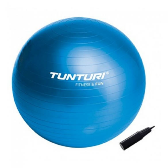 Tunturi Gymbal 75 cm blauw 14TUSFU136 14TUSFU136